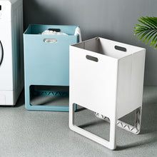 Load image into Gallery viewer, Plastic Dirty Laundry Basket Folding Clothes Storage Basket Household Laundry Hamper for Bedroom Bathroom Organizer Stand up